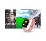 MT28 Smart Watch with Body Temperature-Oxygen level-Measures heart rate-Blood pressure - Calls & Messages Compatible with Android and iOS Pink Color - Image 4