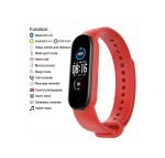 New M5 Smart Watch Touch screen compatible with Android and iOS - Red - Image 5