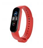 New M5 Smart Watch Touch screen compatible with Android and iOS - Red