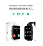 S216 Smart Watch with Oxygen level-heart rate-Blood pressure - Calls & Messages Compatible with Android and iOS Silver Color - Image 2