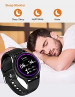 S8 Smart Watch Touch Screen Compatible with Android and iOS - Black - Image 5
