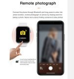 ⁦ساعة ذكية D28 تعمل باللمس متوافق مع نظامي Android و IOS – فضي⁩ - الصورة ⁦5⁩