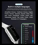 MC57 Smart Watch 40MM-SERIES 6 - Full touch screen- supports Arabic language - measures blood oxygen, heart rate, blood pressure, call and message alerts, compatible with Android and IOS, Silver Color - Image 6
