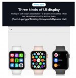 MC57 Smart Watch 40MM-SERIES 6 - Full touch screen- supports Arabic language - measures blood oxygen, heart rate, blood pressure, call and message alerts, compatible with Android and IOS, Silver Color - Image 5