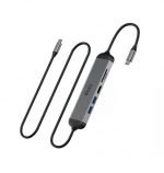 WiWU A521H 5 in 1 USB-C Hub & Extension cable 1.6m Type C for MacBook
