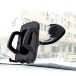Mobile holder For car compatible with all Mobile -WH-07 - Black
