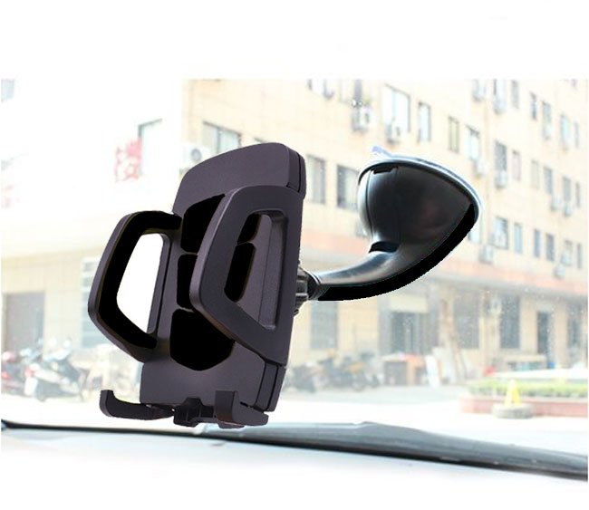 Blackjgyik (4) Mobile holder For car compatible with all Mobile -WH-07 - Black - Image 1
