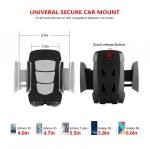 Mobile holder For car compatible with all Mobile -WH-07 - Gray - Image 4