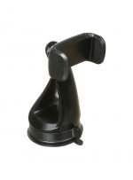 Mobile holder Auto Close For car installed in the glass or the dashboard for easy and safe talking and driving - JS-038 - Black - Image 3