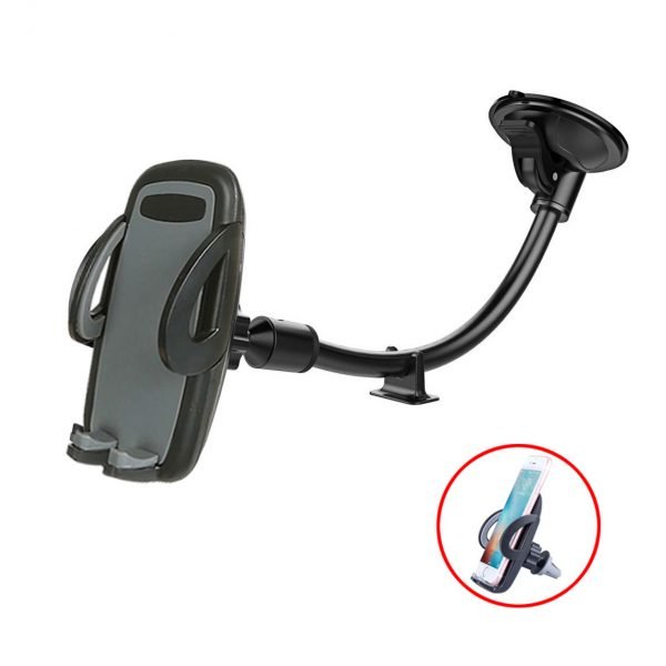Mobile Holder installed in the glass or air conditioning slot for easy and safe talking and driving -ML-88