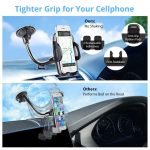 Mobile Holder installed in the glass or air conditioning slot for easy and safe talking and driving -ML-88 - Image 9