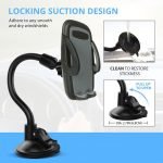 Mobile Holder installed in the glass or air conditioning slot for easy and safe talking and driving -ML-88 - Image 2