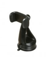 Mobile holder Auto Close For car installed in the glass or the dashboard for easy and safe talking and driving - JS-038 - Black