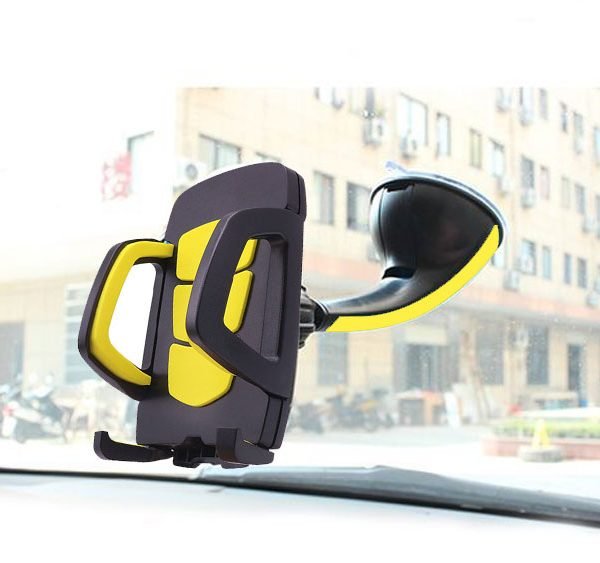 Mobile holder For car compatible with all Mobile -WH-07 - Yellow