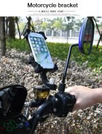 Mobile Holder Auto Close For Motorcycles 360 Degree High Quality For All Mobile - ZP-MT2020 - Image 4