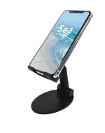 Desktop Foldable Stand For Mobile - B2 - Black - Image 4