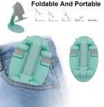 Desktop Foldable Stand For Mobile - B2 - Turquoise - Image 4