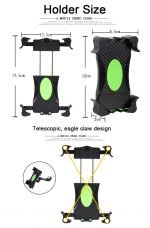Mobile Holder Auto Close For Motorcycles 360 Degree High Quality For All Mobile - ZP-MT2020 - Image 9
