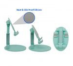 Desktop Foldable Stand For Mobile - B2 - Turquoise - Image 3