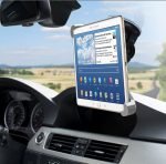 Mini iPad car holder installed in the Glass - S28 - Gray - Image 4