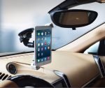 Mini iPad car holder installed in the Glass - S28 - Gray - Image 2