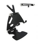 Desktop Stand For Mobile & iPad Foldable & Adjustable - B18 - Black