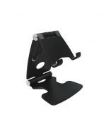 Desktop Stand For Mobile & iPad Foldable & Adjustable - B18 - Black - Image 5