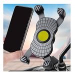 ⁦حامل موبايل للموتوسيكل قابل للانحناء 360 درجة جوده عالية - JS-053 - جولد⁩ - الصورة ⁦3⁩