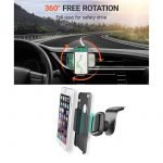 Car Magnet holder installed on the air conditioning slot compatible with all Mobile - ZS-94 - Black - Image 2