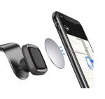 Car Magnet holder installed on the air conditioning slot compatible with all Mobile - ZS-94 - Black - Image 3