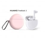 Protective Silicone For Huawei Freebuds3 Case with hook Soft Pink Color - Image 4