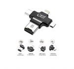 Micro SD Card Reader, 4 in 1 SD/TF Memory Card Reader - Black - Image 5