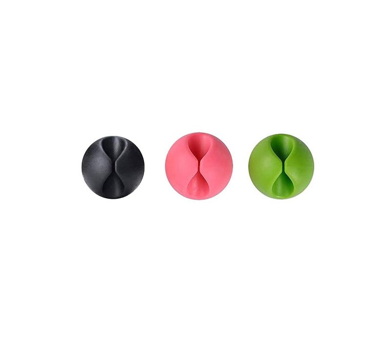 1vghki (3) Cable Clips 3 Pieces for Wire & Cables Multicolor - UN-15 - Image 1