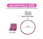 Hula hoop fitness 90 cm - plastic covered with foam for unisex - Image 2