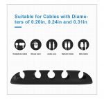 Cable Clips 2 Pieces for Wire & Cables Multicolor - UN-16 - Image 6