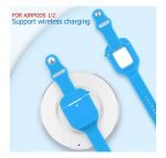 Protective Silicone AirPods Case Shaped like a Clock Blue - UN-306 - Image 5