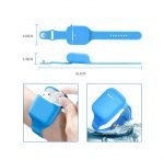 Protective Silicone AirPods Case Shaped like a Clock Blue - UN-306 - Image 7