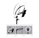 Desktop Stand for Live Stream 360 Degree Rotated LED Ring Light With Mobile Phone Holder - UN-206 - Image 3