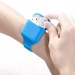 Protective Silicone AirPods Case Shaped like a Clock Blue - UN-306 - Image 2