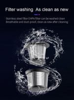 ⁦مكنسة كهربائية محمولة لاسلكية مع ضوء LED للسيارة والمنزل قابلة لإعادة الشحن - V6⁩ - الصورة ⁦9⁩