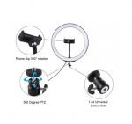 LED Ring Light 36 cm for Live Stream 360 Degree Rotated can be installed on any tripod With Mobile Holder - UN-360 - Image 3