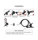 Flexible Mobile holder with clip compatible with all Mobile - A66 - Black - Image 5