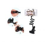 Flexible Mobile holder with clip compatible with all Mobile - A66 - Black - Image 2
