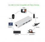 ⁦محول من يو اس بي سي الي 3 مخارج USB و j45⁩ - الصورة ⁦5⁩