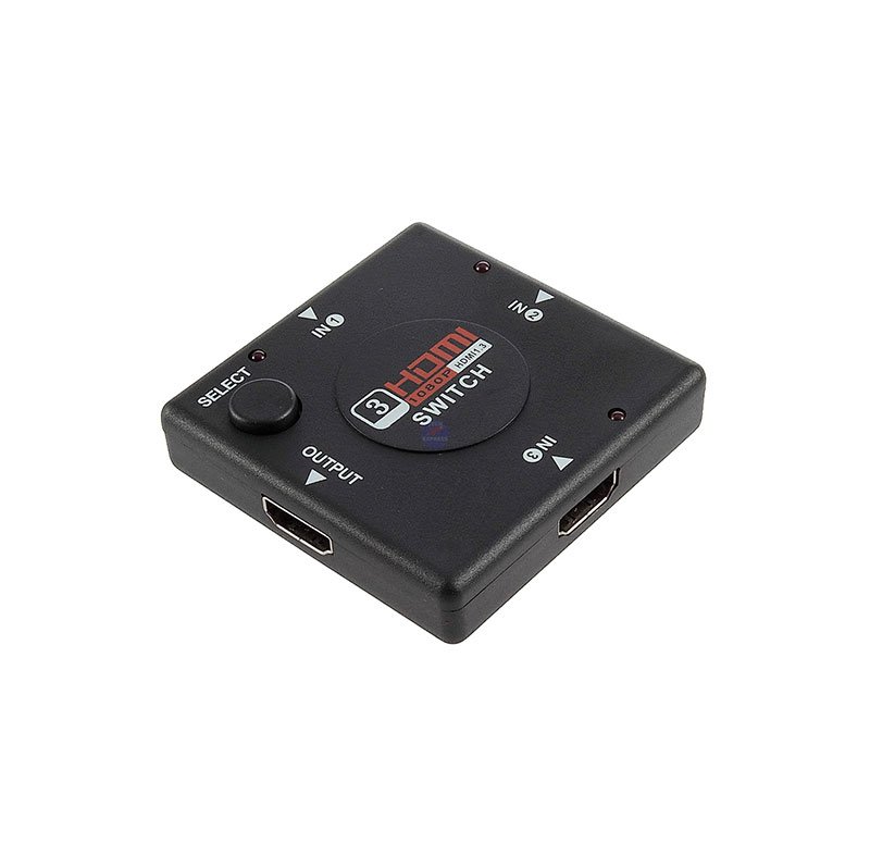gclugfh (1) موزع اتش دي ام اي 3 في 1 يعرض ثلاث مداخل على مخرج واحد بالتبادل بجودة 1080 بيكسل - الصورة 1