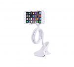Flexible Mobile holder with clip compatible with all Mobile - A66 - White