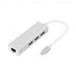 محول من يو اس بي سي الي 3 مخارج USB و j45