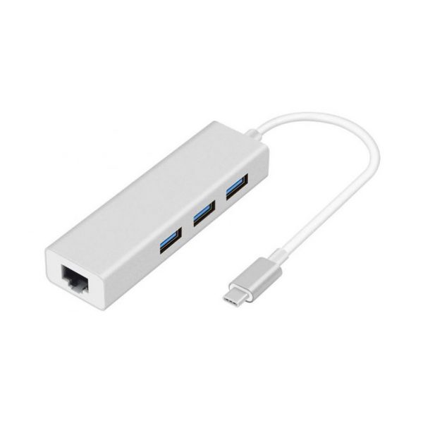 محول من يو اس بي سي الي 3 مخارج USB و j45