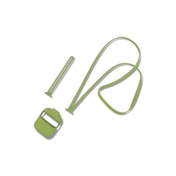 Silicone Protective Case with strap set for AirPods Green - UN-308