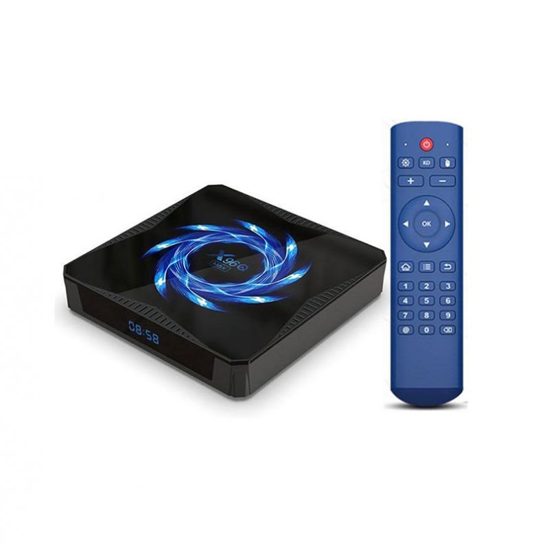 x96q-tv-max-10-0-4gb-32gb-6gb-2-4g-5g-h616 اندرويد تي في بوكس X96Q ماكس رامات 4 جيجا – ذاكرة 64 جيجا اندرويد 10 بلوتوث - واي فاي – منفذ لكارت الذاكرة-USB - الصورة 1